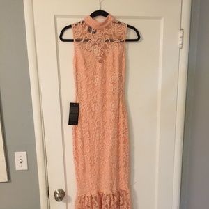 Bebe maxi lace dress